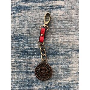 Anne Klein Lion Bag Purse Keychain Charm